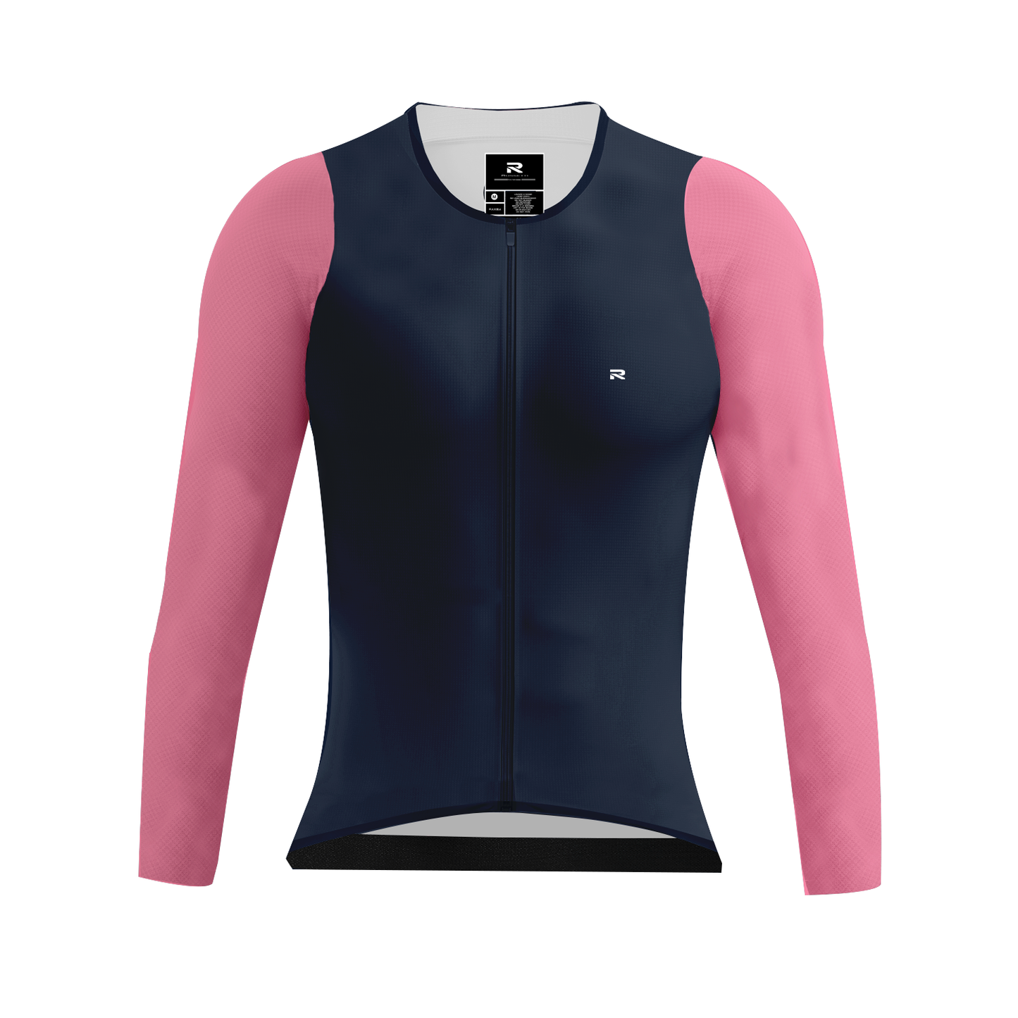 Enzo Navy Pink Ls Women