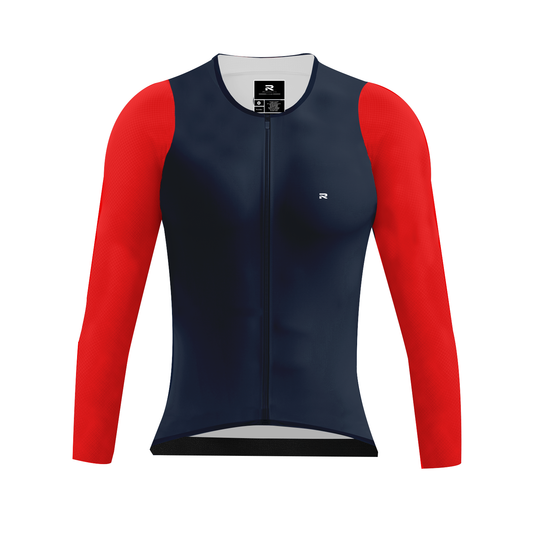 Enzo Navy Red Ls Women