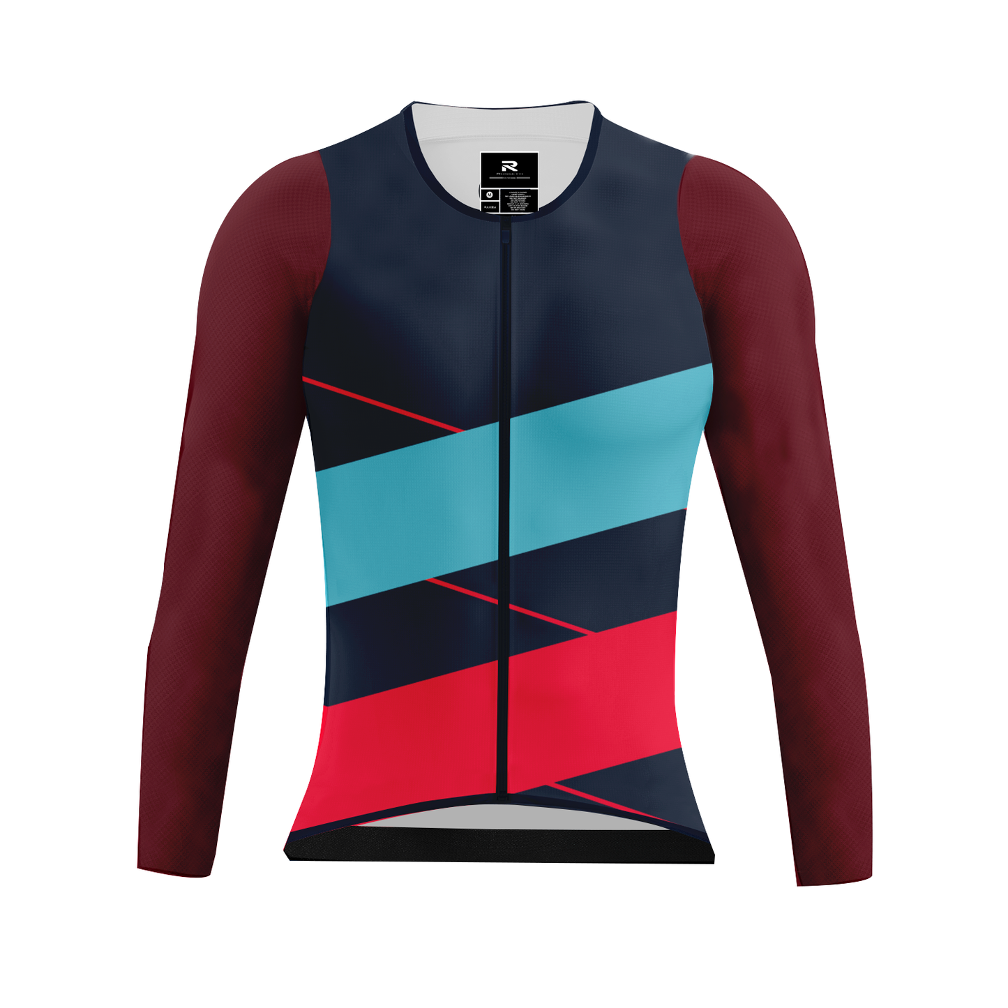 Enzo Navy Wine Ls Women